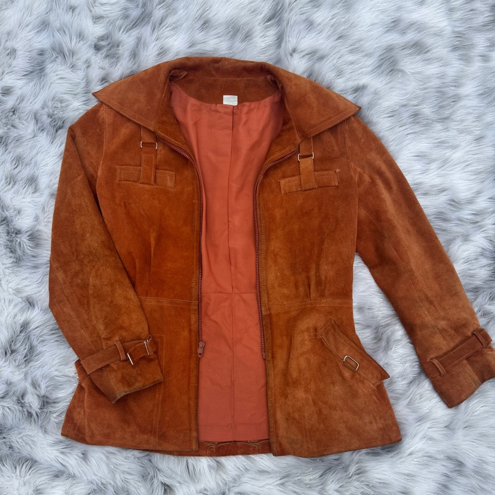 Women's Brown Suede Jacket